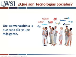 ¿Qué son Tecnologías Sociales?




Una conversación a la
que cada día se une
más gente.
 