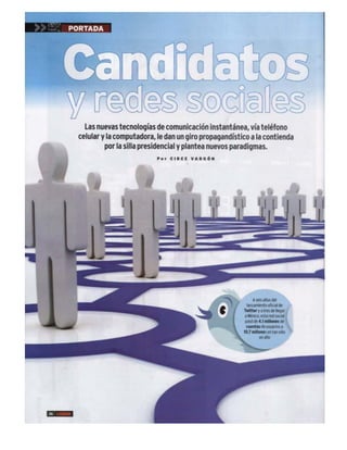 Redes sociales y candidatos
