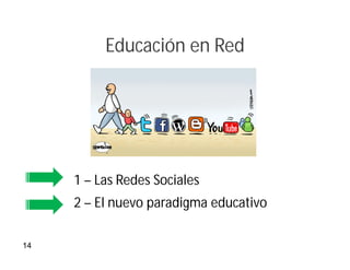 Educación en Red




     1 – Las Redes Sociales
     2 – El nuevo paradigma educativo

14
 