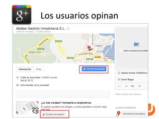 Los usuarios opinan
 