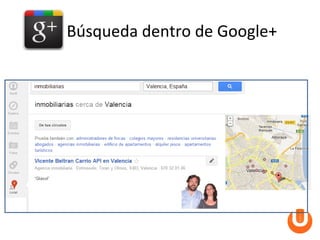 Búsqueda dentro de Google+
 