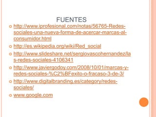 Redes sociales y posicionamiento de marca