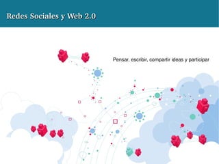 Redes Sociales y Web 2.0




                                        Pensar, escribir, compartir ideas y participar




                                     
                ¡Pensar, escribir, compartir y participar!
 
