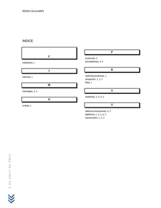 Redes telefonia celular lady