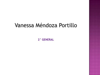Vanessa Méndoza Portillo
 