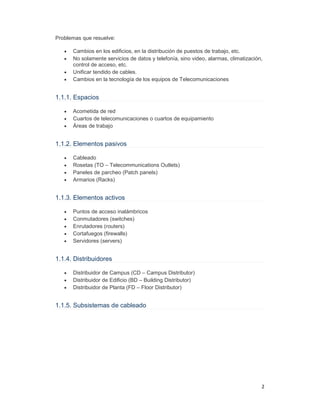 Comprehensive Guide to Structured Cabling Systems and Standards | PDF