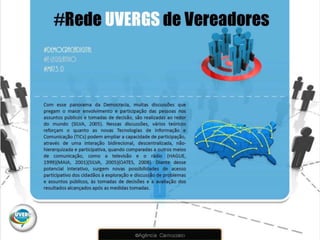 REDE UVERGS DE VEREADORES