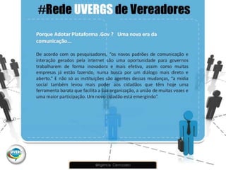 REDE UVERGS DE VEREADORES