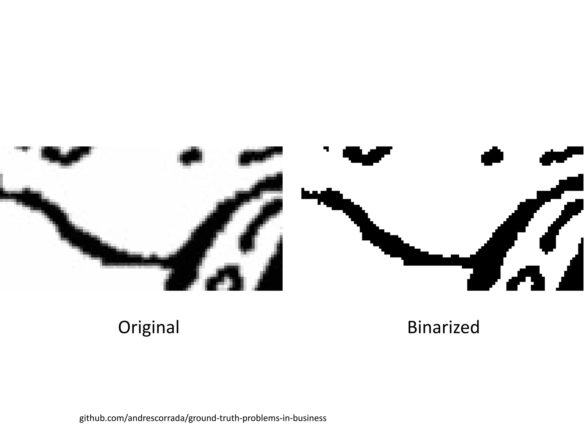 github.com/andrescorrada/ground-truth-problems-in-business
Original Binarized
 