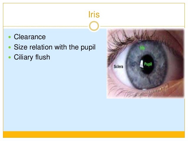 Eye symptoms and signs
