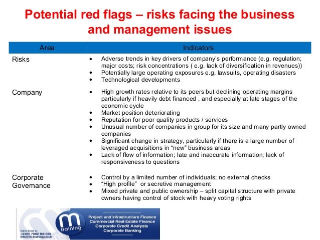 Red Flags Some Warning Signs For Companies With Potentially High C