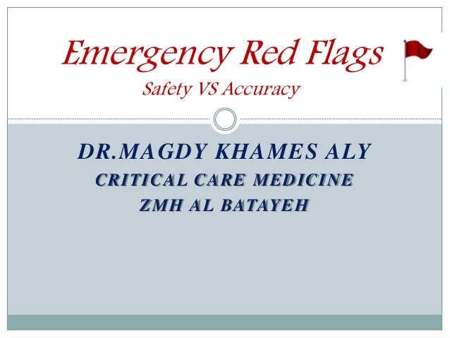 Emergency Red Flags