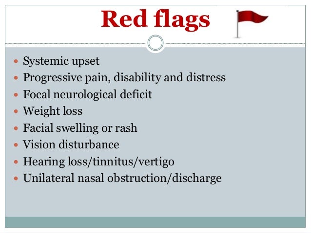 Emergency Red Flags