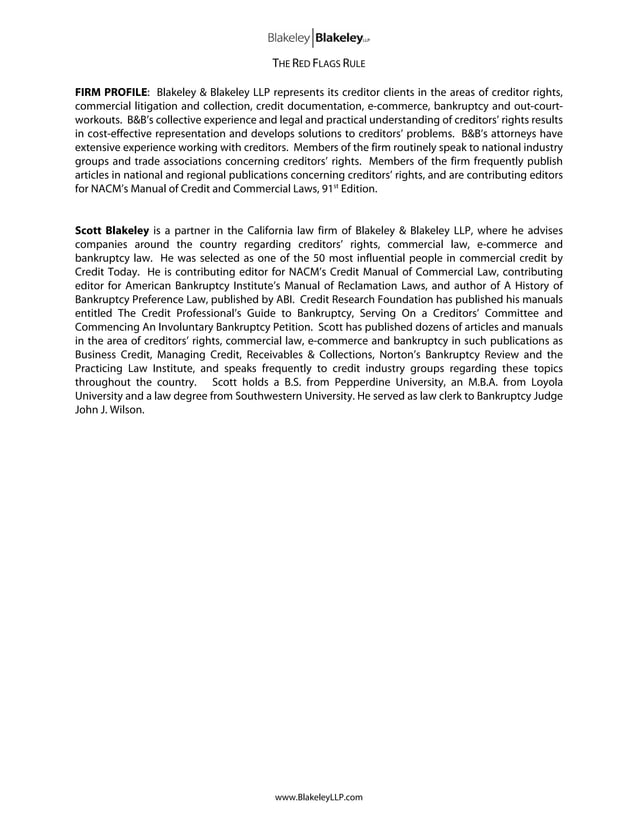 Red Flags Rules Handout Pdf