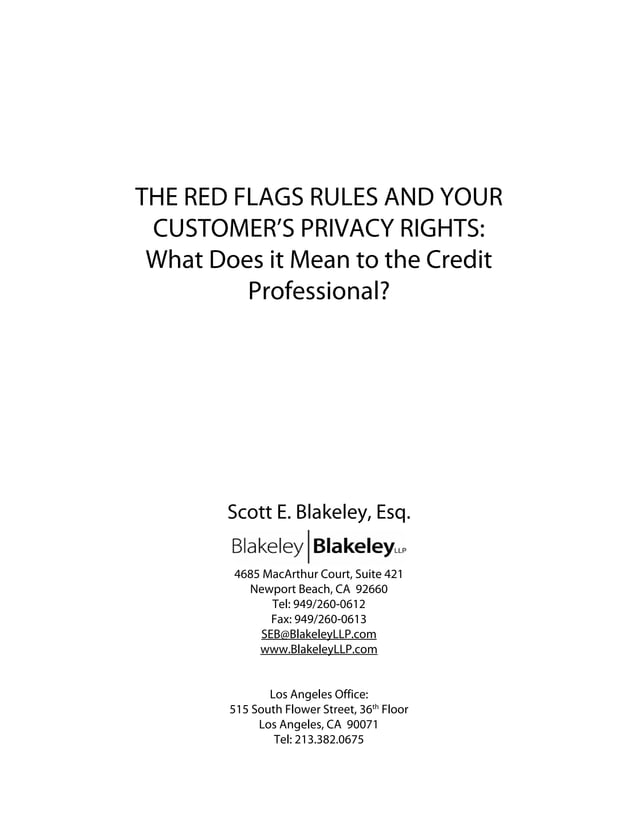 Red Flags Rules Handout PDF