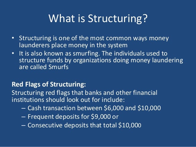 Red Flags Of Money Laundering