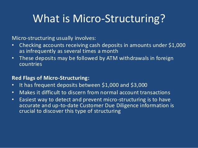 Red Flags Of Money Laundering