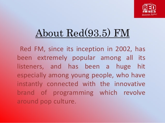 Red 93 5 Fm Advertisement
