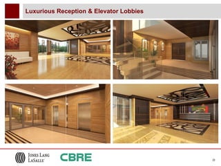 Luxurious Reception & Elevator Lobbies




                                         23
 