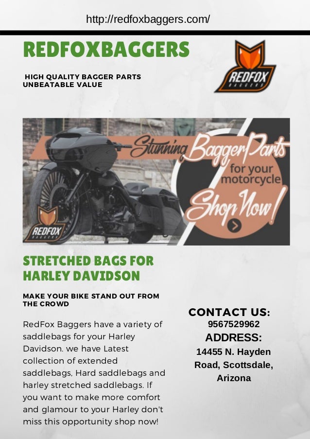 stretched bags for harley davidson