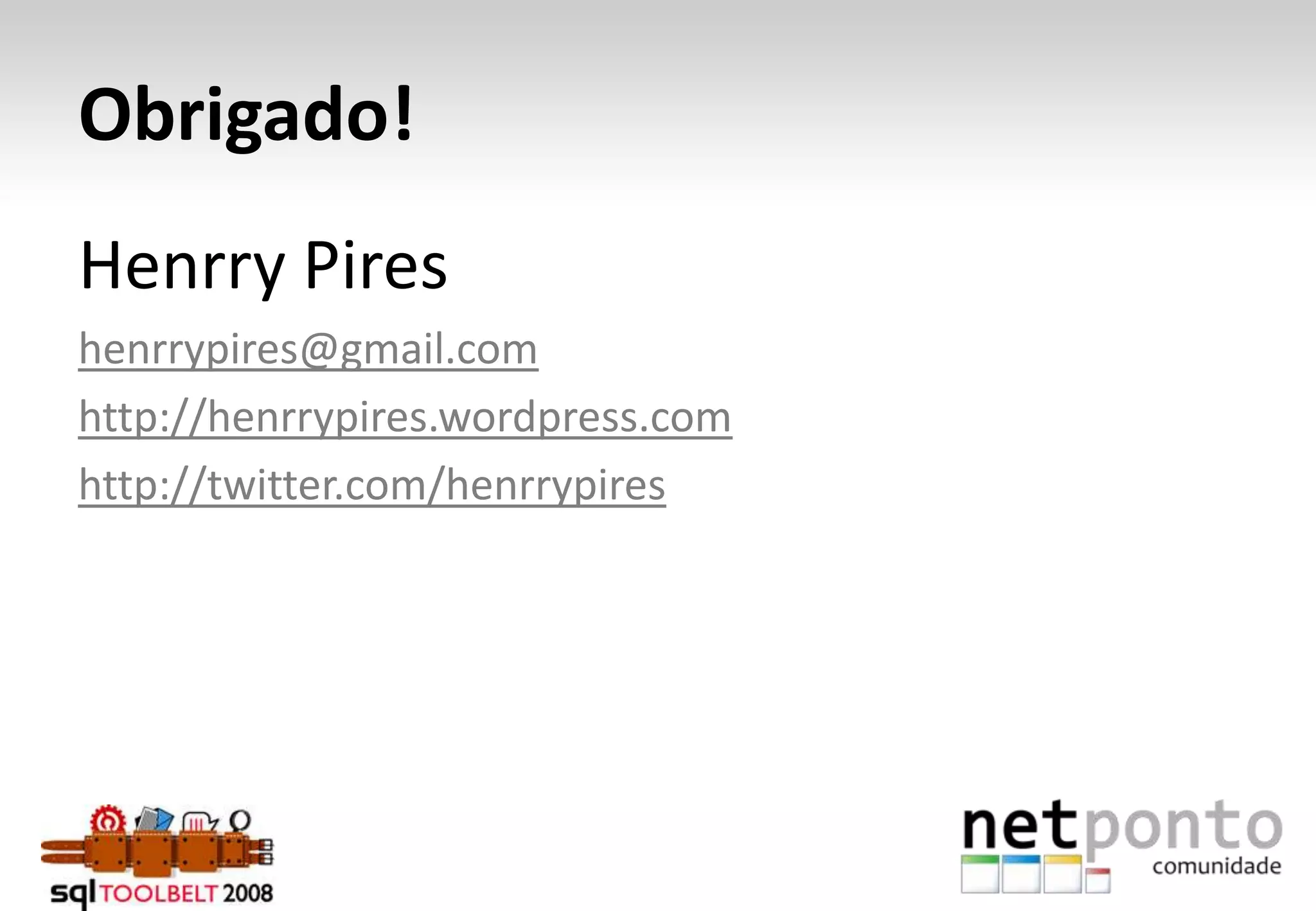  Serão introduzidas automaticamente ‘Alias’ para as tabelas?