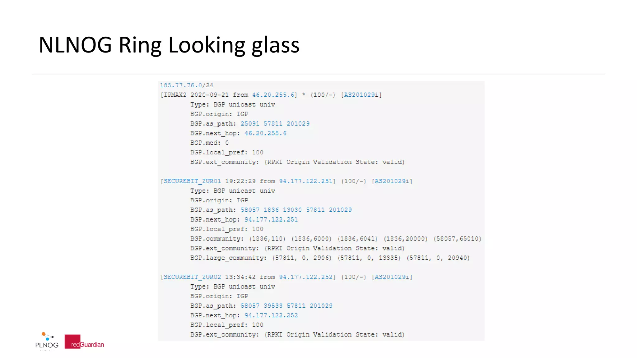 NLNOG Ring Looking glass
 