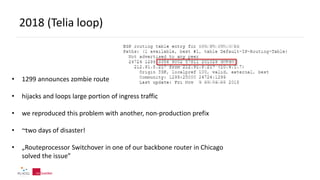 BGP zombie routes | PDF