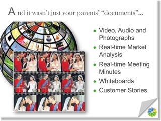 A nd Systems of Engagement emergedthat worked the way users wanted to work…Courtesy of John Mancini – AIIM.org