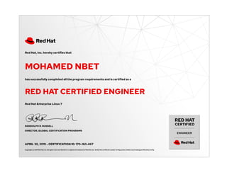 Red Hat Certified Engineer (RHCE) | PDF