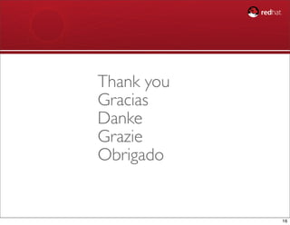Thank you
Gracias
Danke
Grazie
Obrigado


            16
 