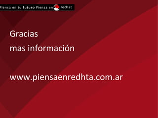 Gracias  mas información www.piensaenredhta.com.ar 