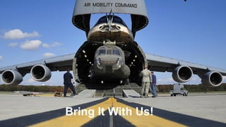 I n t e g r i t y - S e r v i c e - E x c e l l e n c e
Must Adapt to Challenges
9
Must Adapt To Challenges
Work as a Team!
A Large Team!
With Various Technologies
Bring It With Us!
 