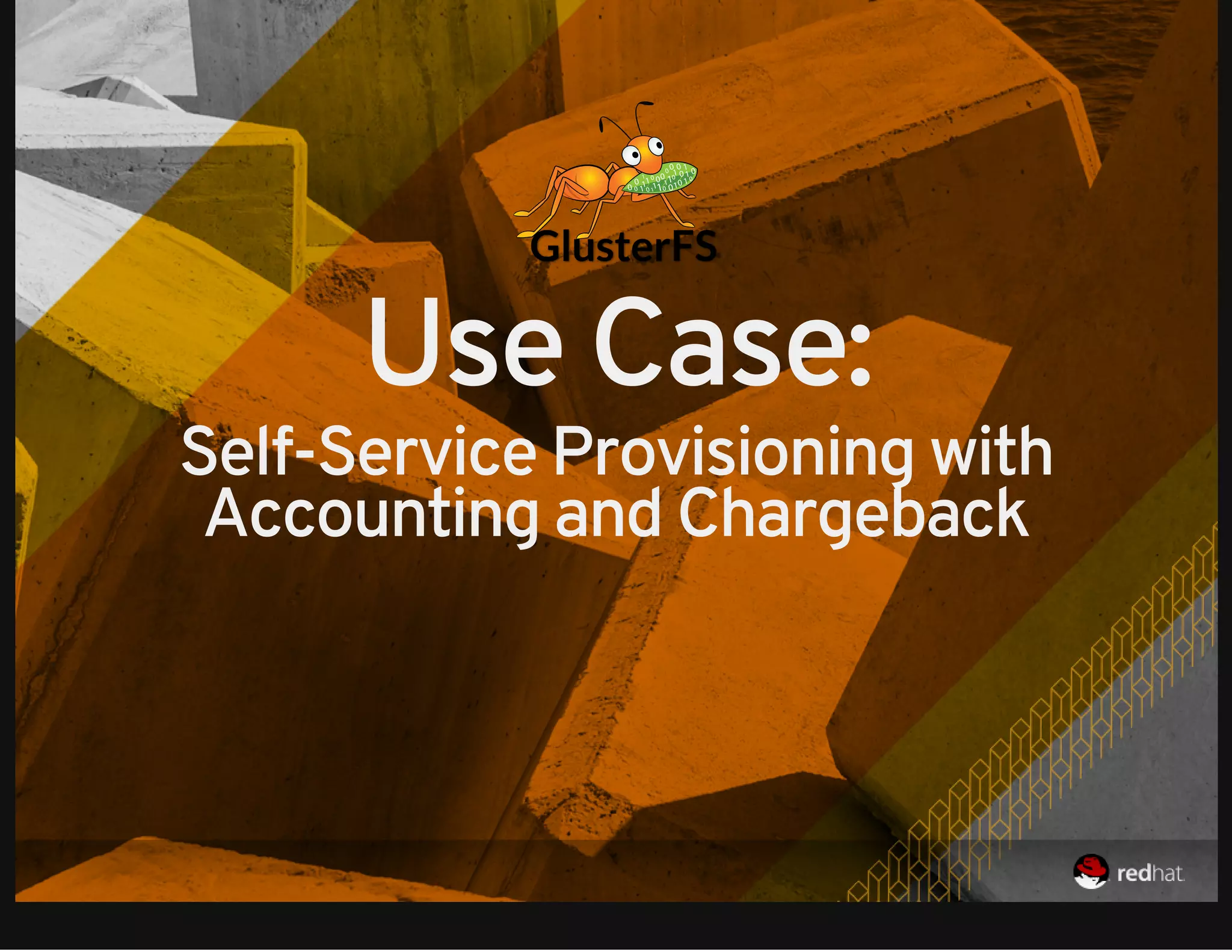 Use Case: 
Self-Service Provisioning with 
Accounting and Chargeback 
 