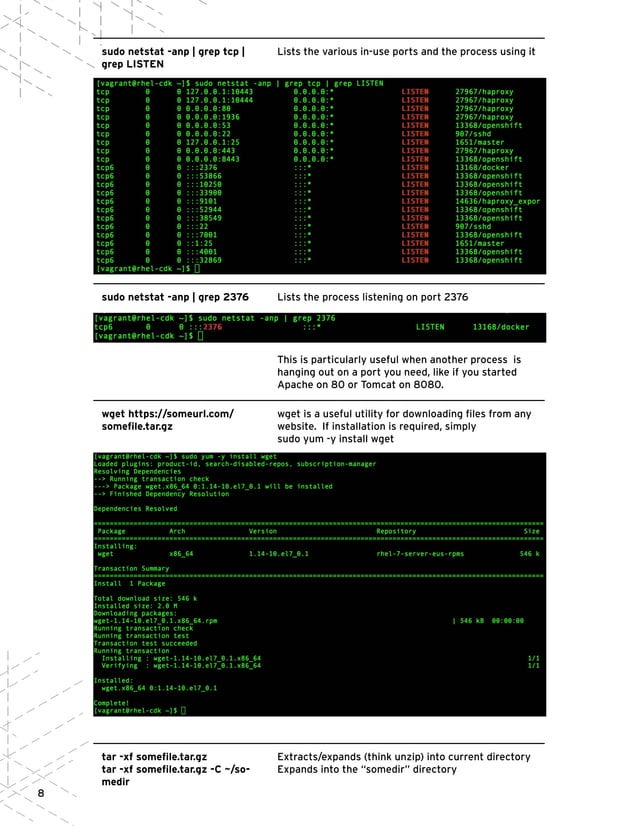Red Hat Linux cheat sheet