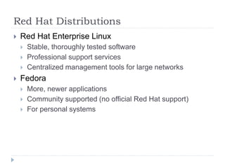 Red hat linux essentials | PPTX