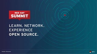 Red Hat Summit 2017 - Intro to SQL Server on RHEL and Open Shift
