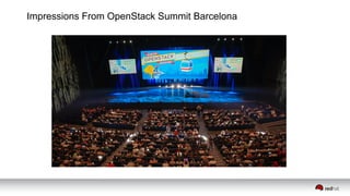 Impressions From OpenStack Summit Barcelona
 