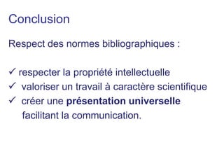  revue (ou périodique)En italiqueTitre. Responsabilité principale. Date de publication. ISSN.rarement une personne-auteur, presque tjs une collectivité.Exemple :Le Monde. 1944-  . ISSN 0395-2037.espaceLe mouvement social. Institut français d’histoire social. 1961- . ISSN0027-2671.Sociétés. Centre de sociologie de la main-d'œuvre. 1976-1980. ISSN 01827103.