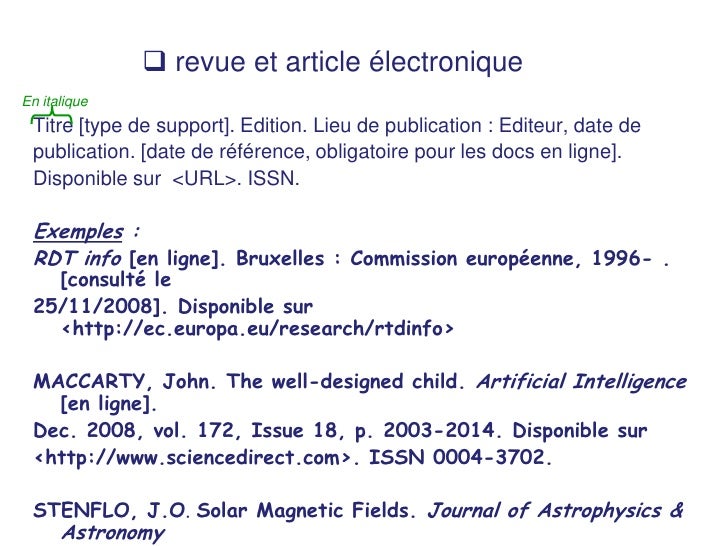 Rediger Une Bibliographie