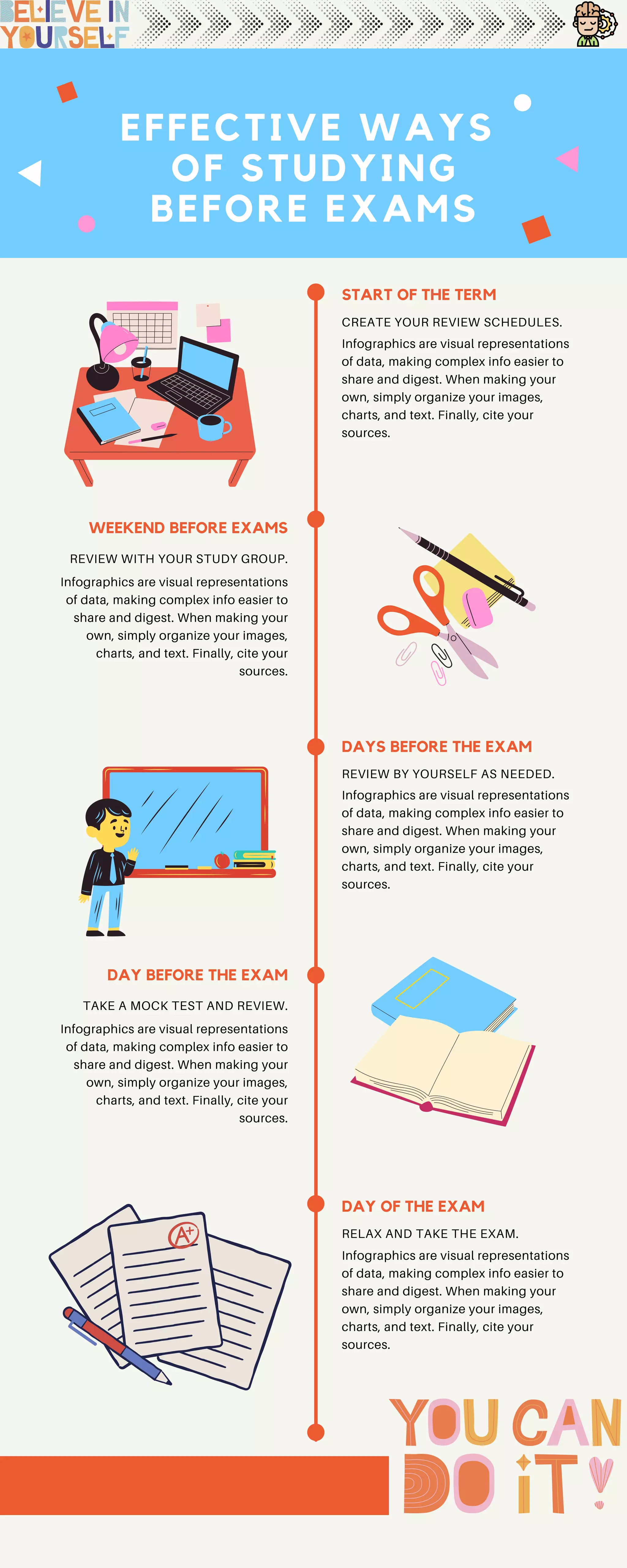 Studying Tips for Exams Timeline Infographic.pdf