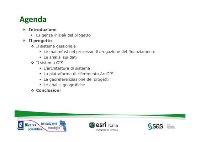 Il Sistema Integrato di Monitoraggio della Regione Campania" - Rosario