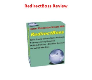 RedirectBoss Review
 
