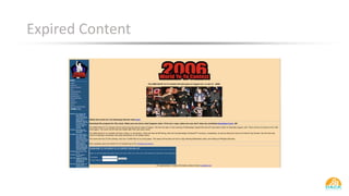Expired Content
 