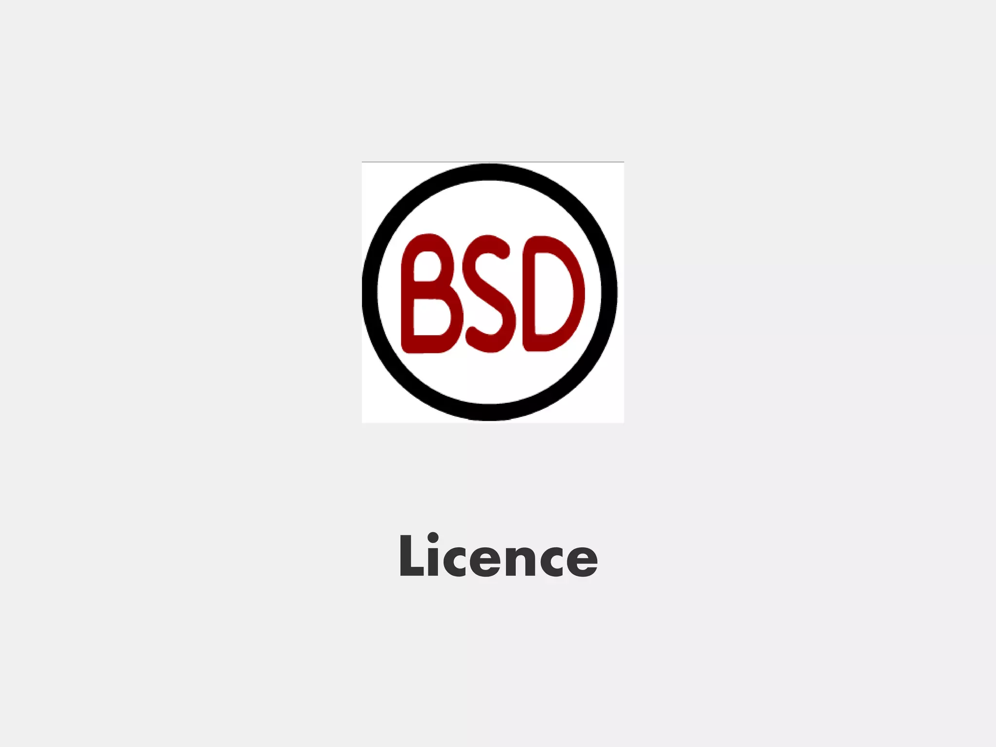 Licence
 
