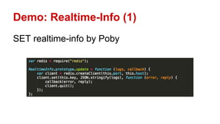 Demo: Realtime-Info (1)
SET realtime-info by Poby
 