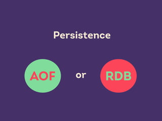 RDBAOF
Persistence
or
 