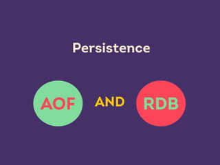 RDBAOF
Persistence
AND
 