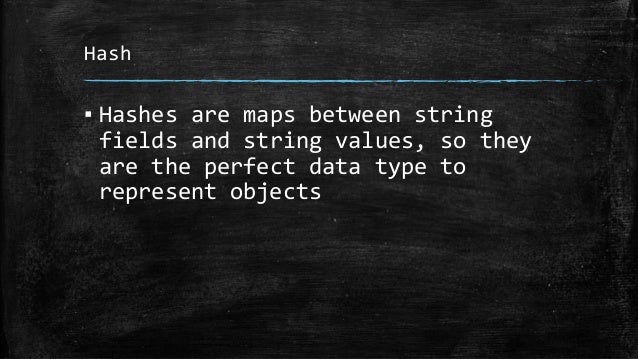 Redis A Key Value Store