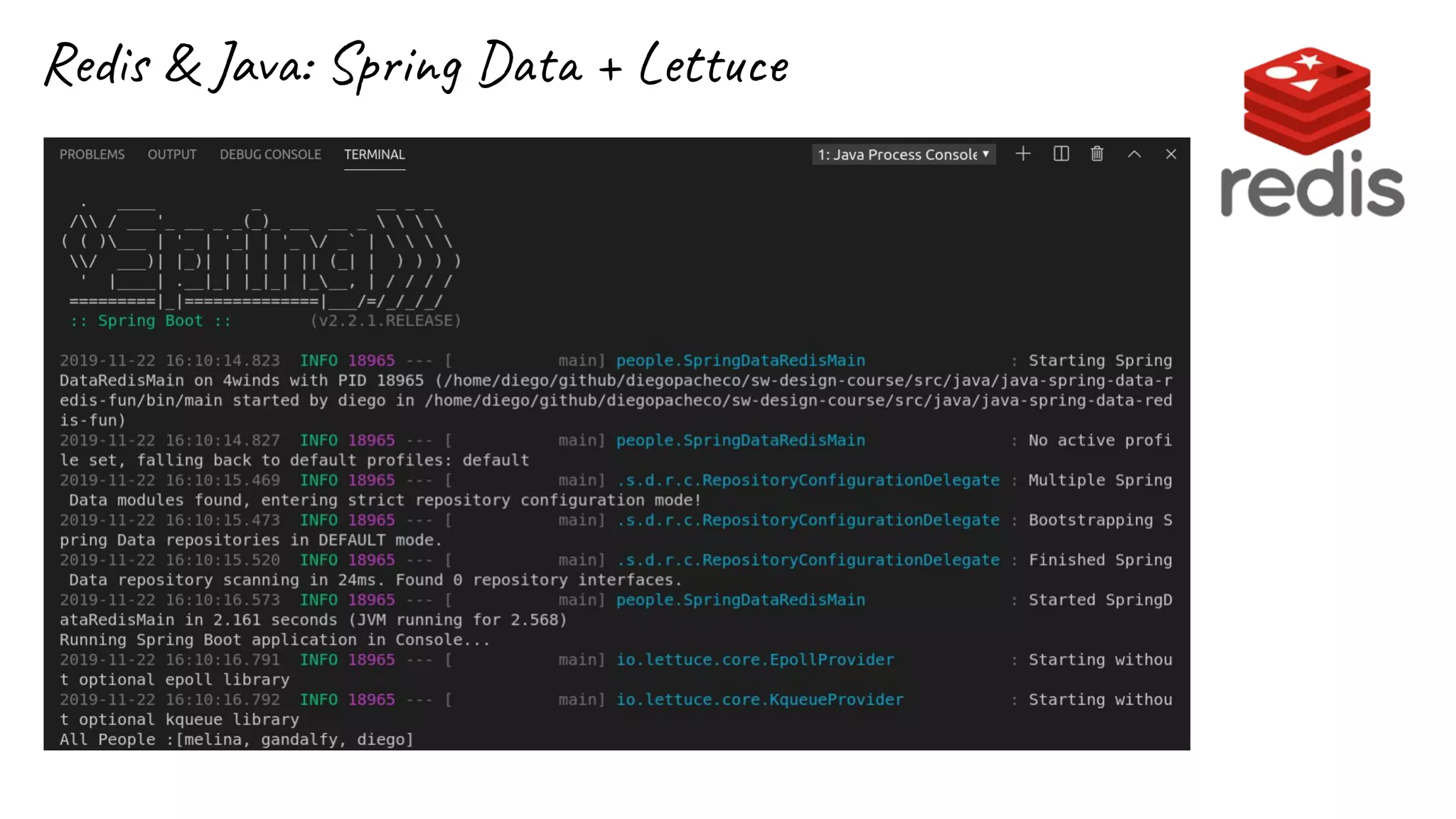 Redis & Java: Spring Data + Lettuce
 