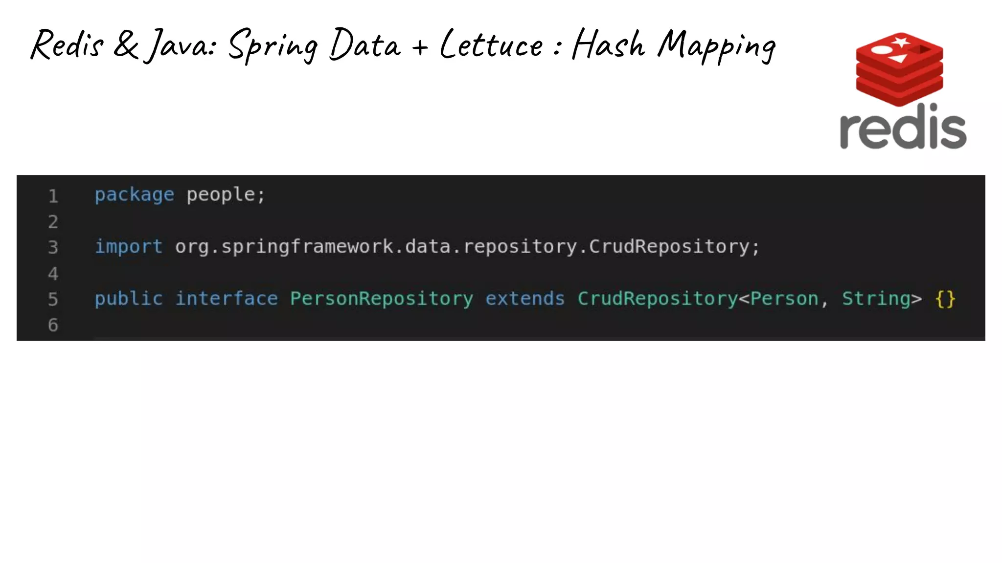 Redis & Java: Spring Data + Lettuce : Hash Mapping
 